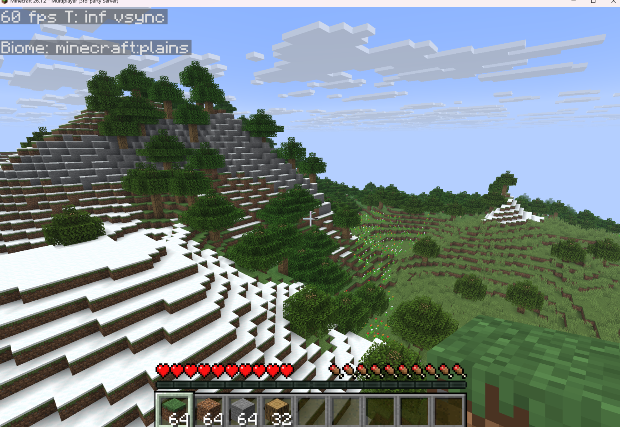 06 — Biome, with temperature and humidity maps, mountains and caves