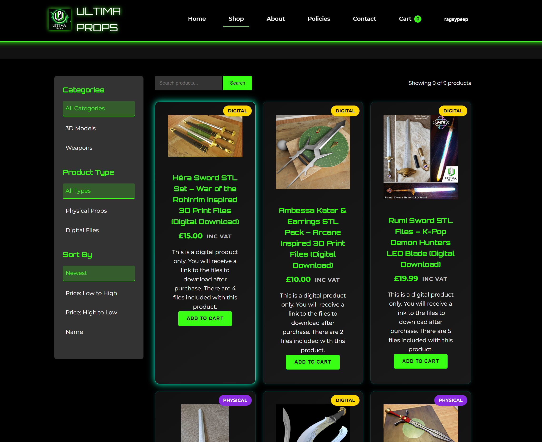 02 — Showing the Shop page